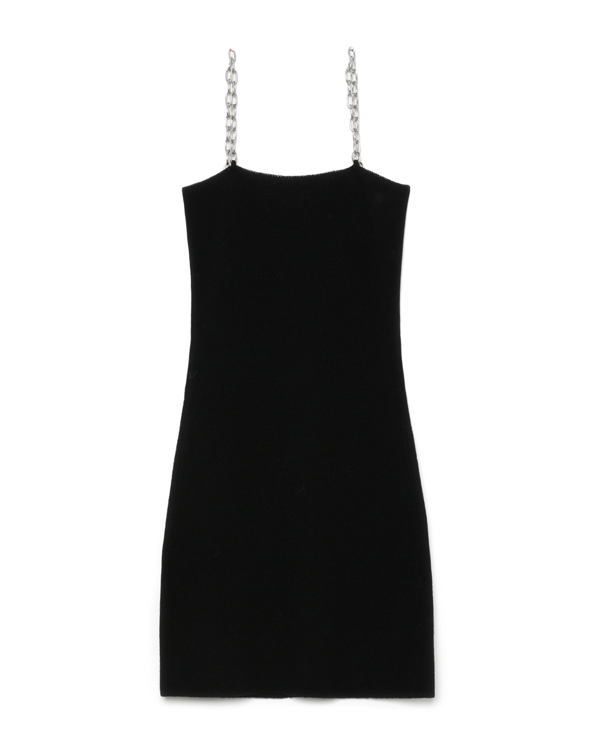 KIMHĒKIM Chain-detail rib button down mini dress | ITeSHOP