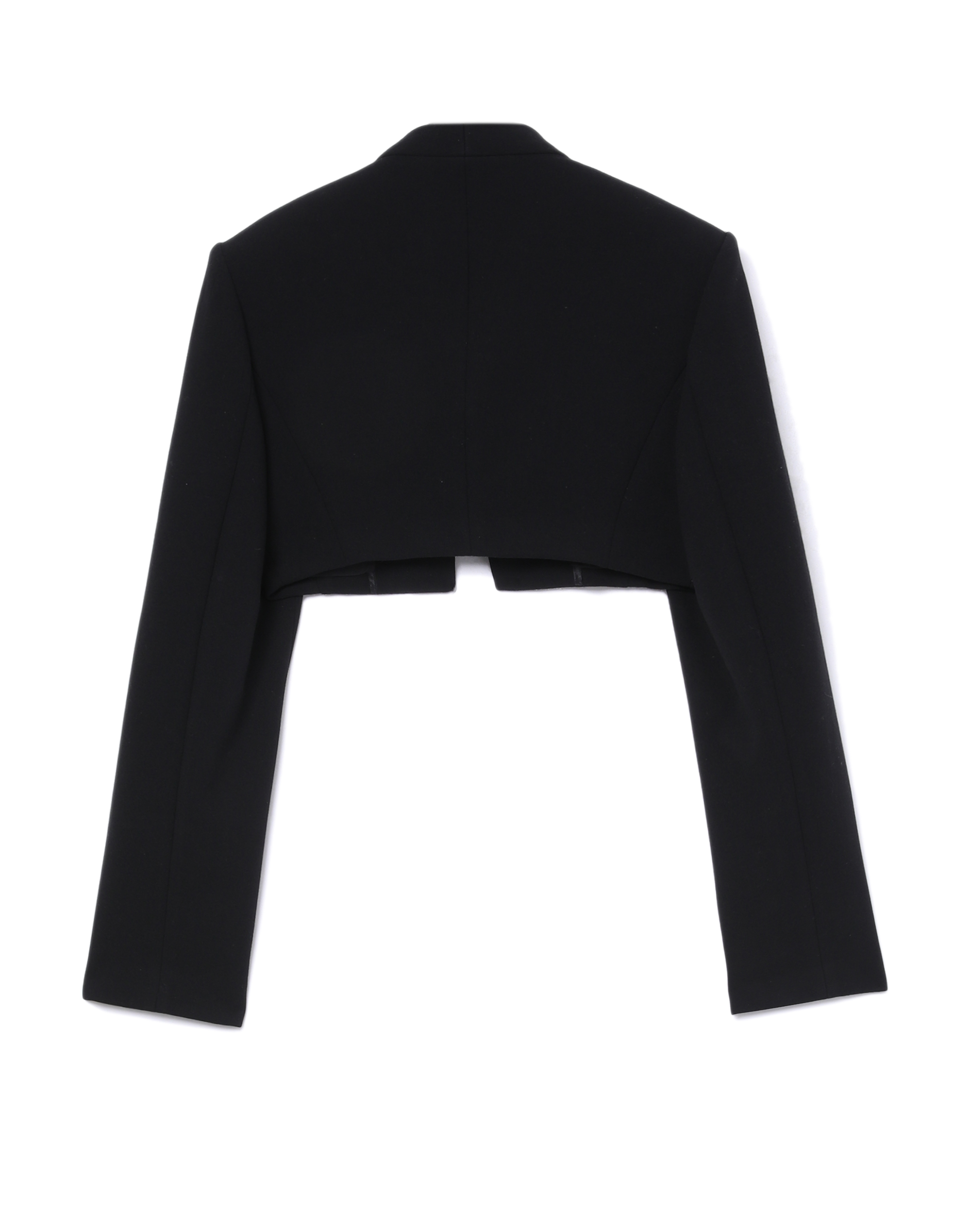 KIMHĒKIM Bow collarless cropped jacket | ITeSHOP