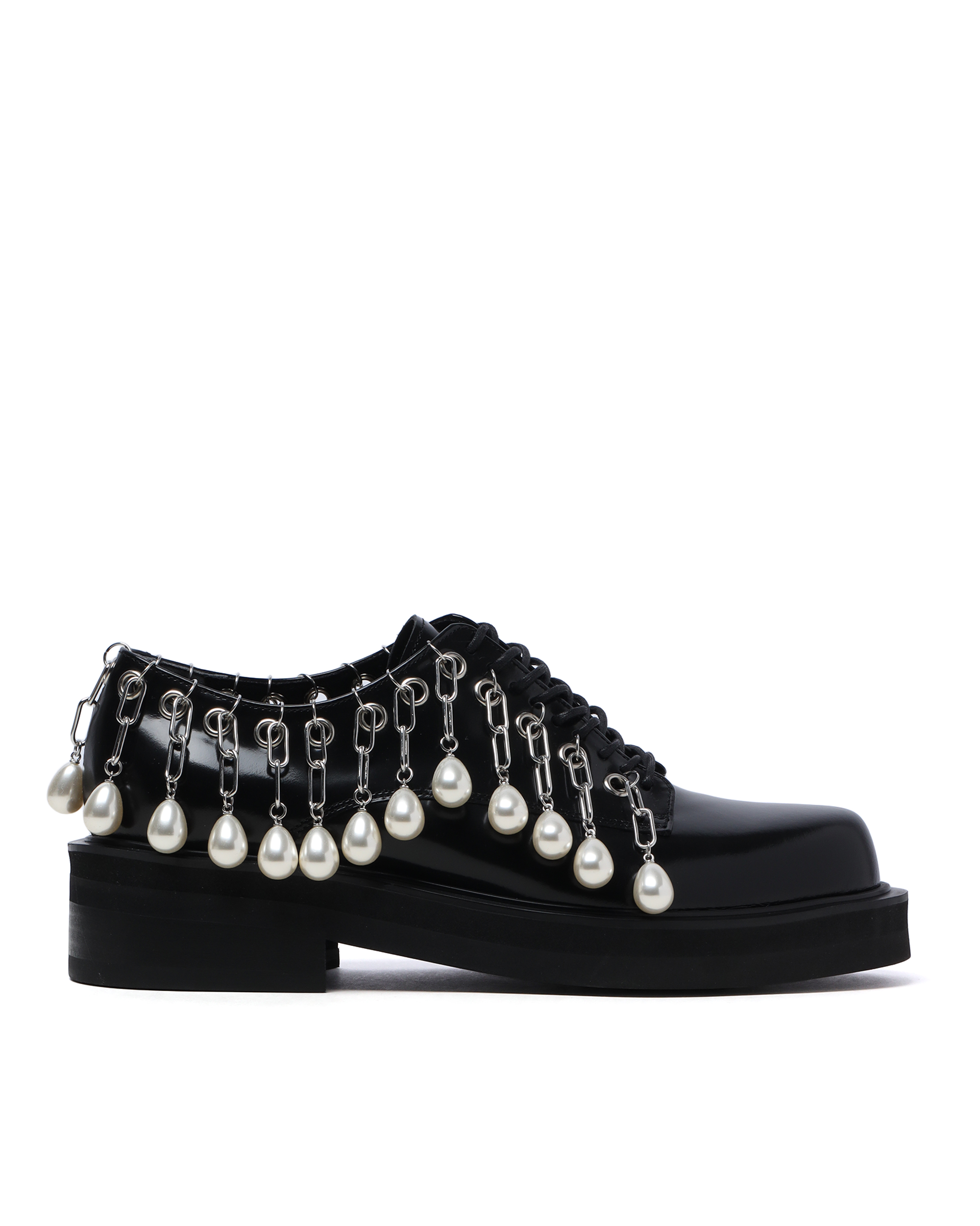 KIMHĒKIM Pearl embellished derby shoes