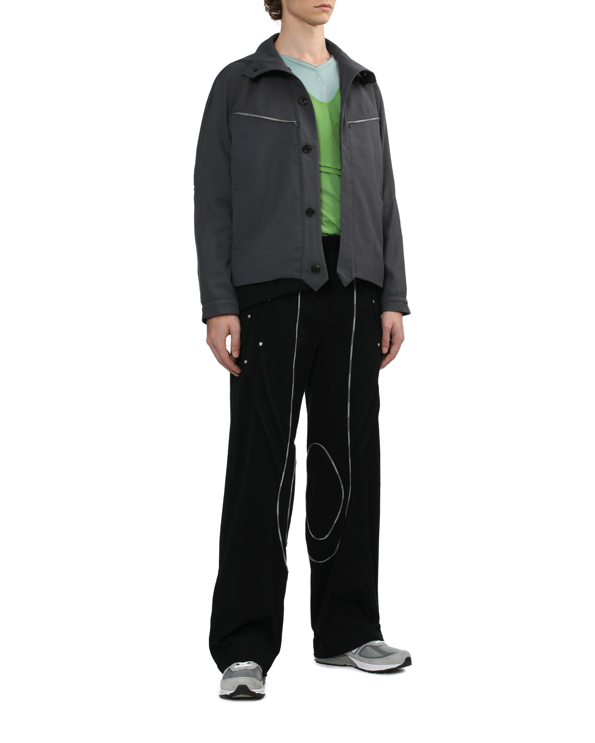 トップス kikokostadinov25ssALECK-DARTJERSEYJACKET KIKO KOSTADINOV (キコ・コスタディノフ) - ALEC K-DART JERSEY