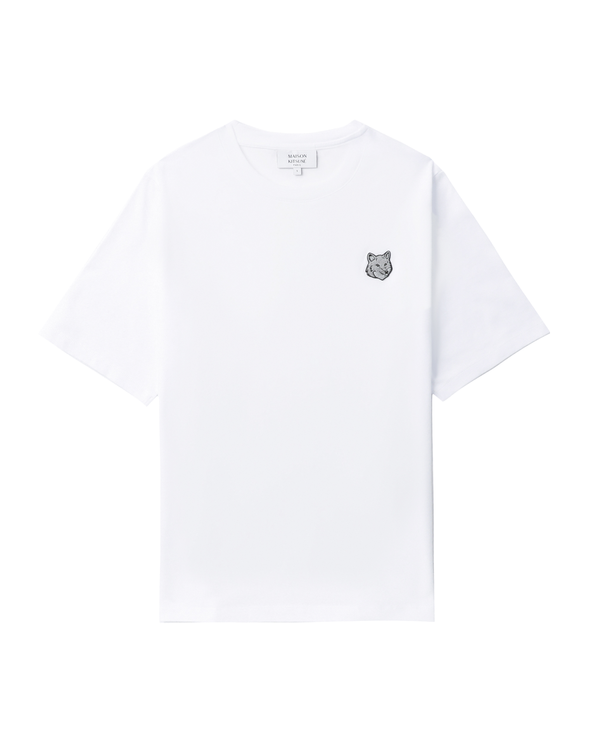 MAISON KITSUNÉ Fox head patch tee