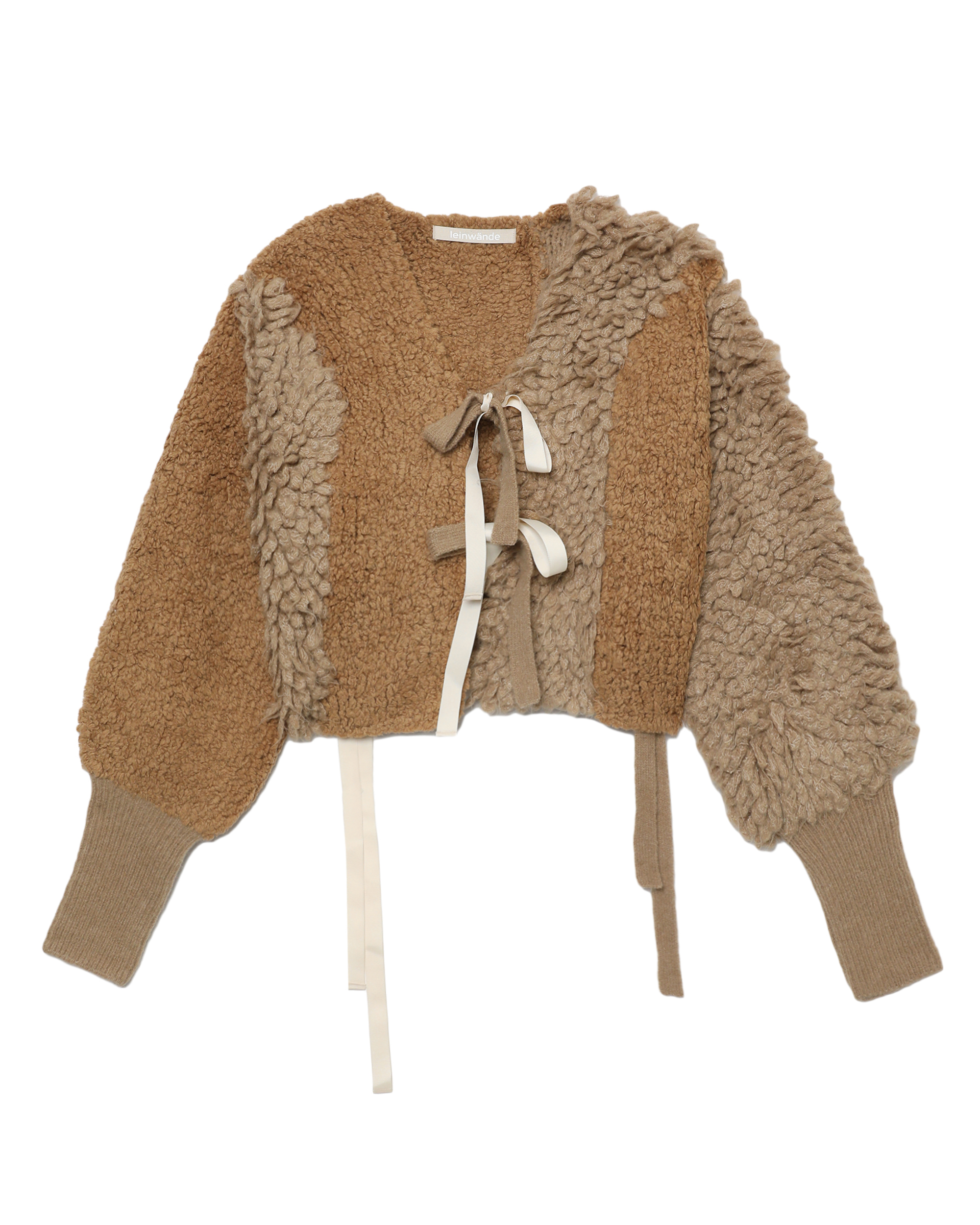 LEINWÄNDE Loop combination cardigan | ITeSHOP