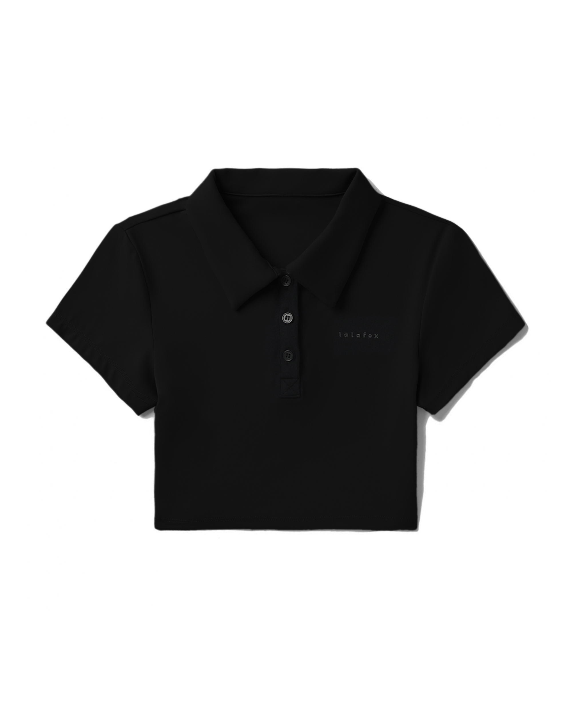 LALAFOX Cropped polo shirt