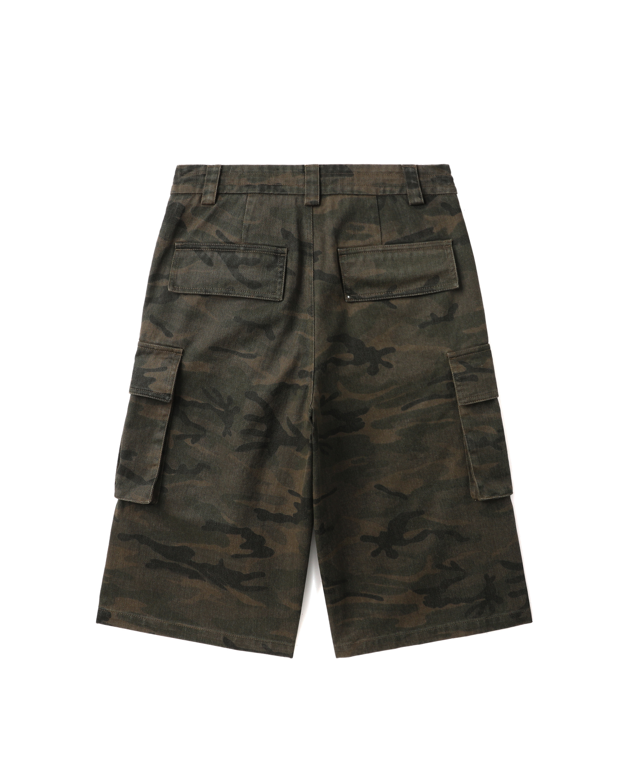 [LALAFOX] CAMO CARGO SHORTS /追跡付 Shop Smoke Rise Nylon Cargo Shorts WS24288SN-CAM camo