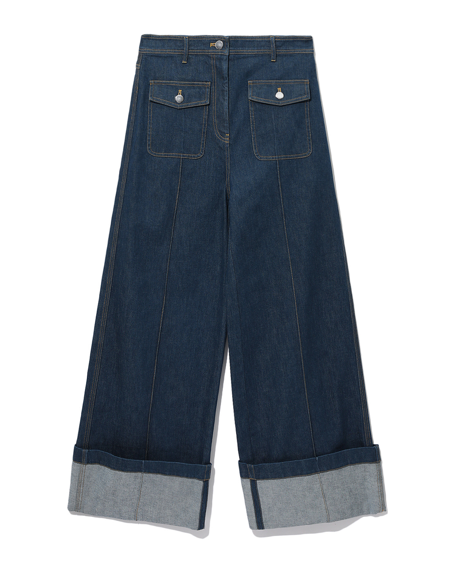 lee cuffed jeans