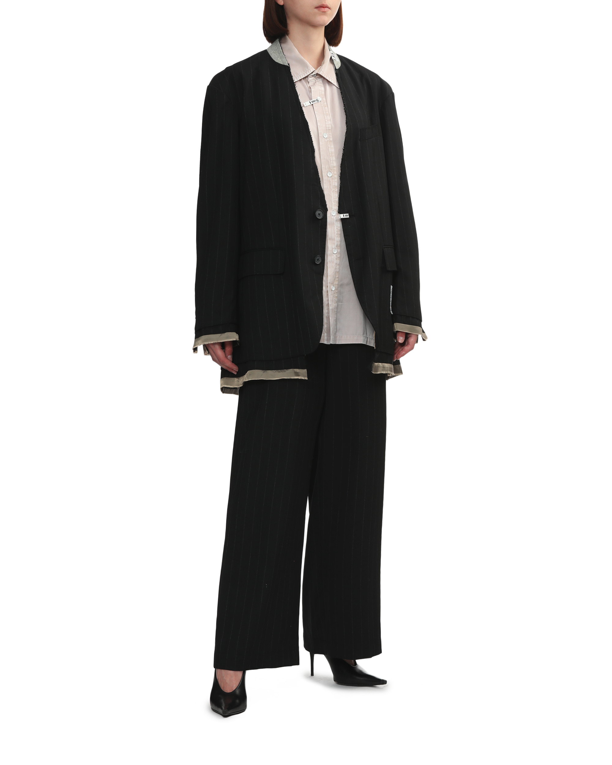 値下げ♡完売　新品　ella shaggy jacquard blouson Casual Pocket Drawstring Loose Jacket【s0000013688