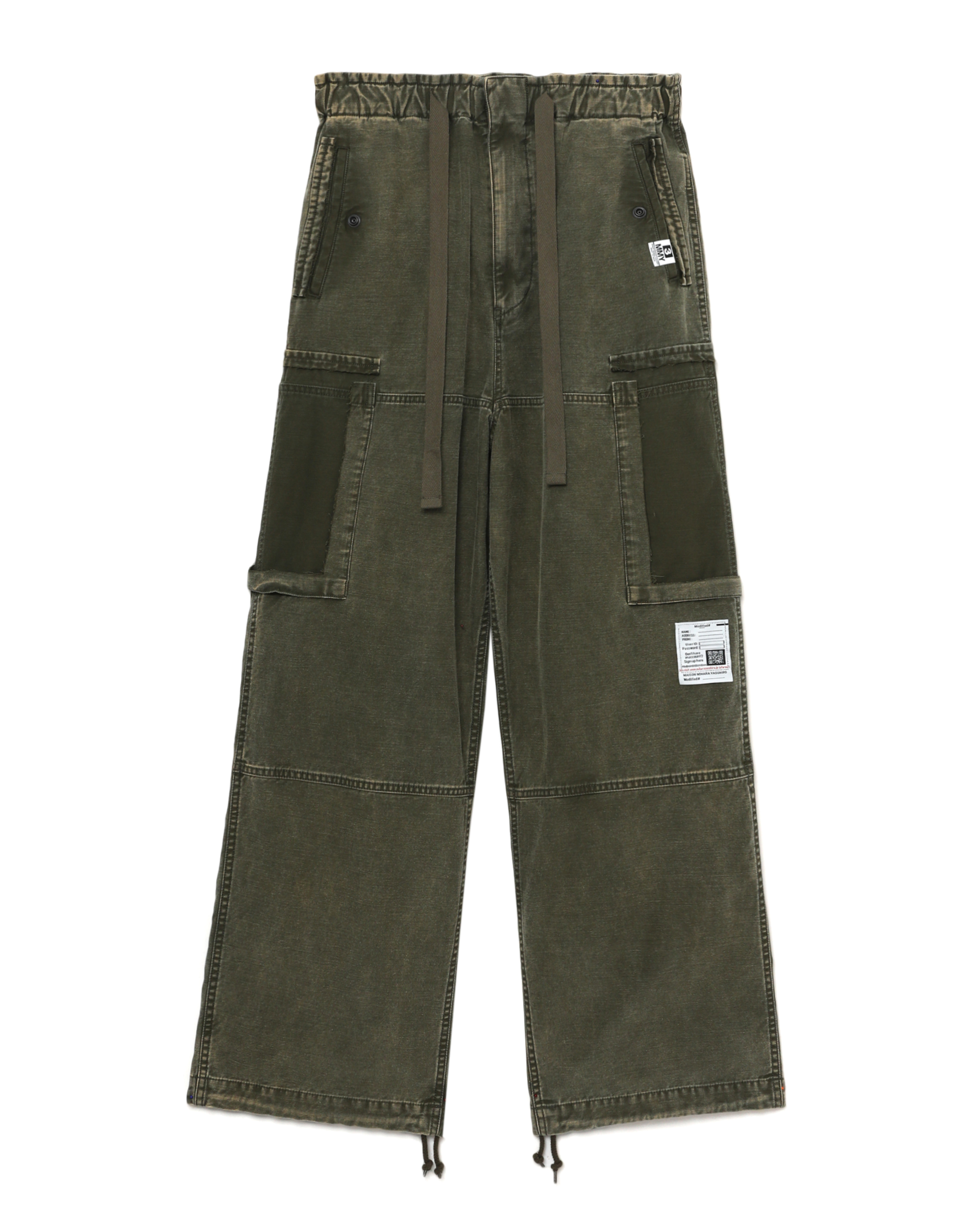 Maison MIHARA YASUHIRO Panelled wide leg pants