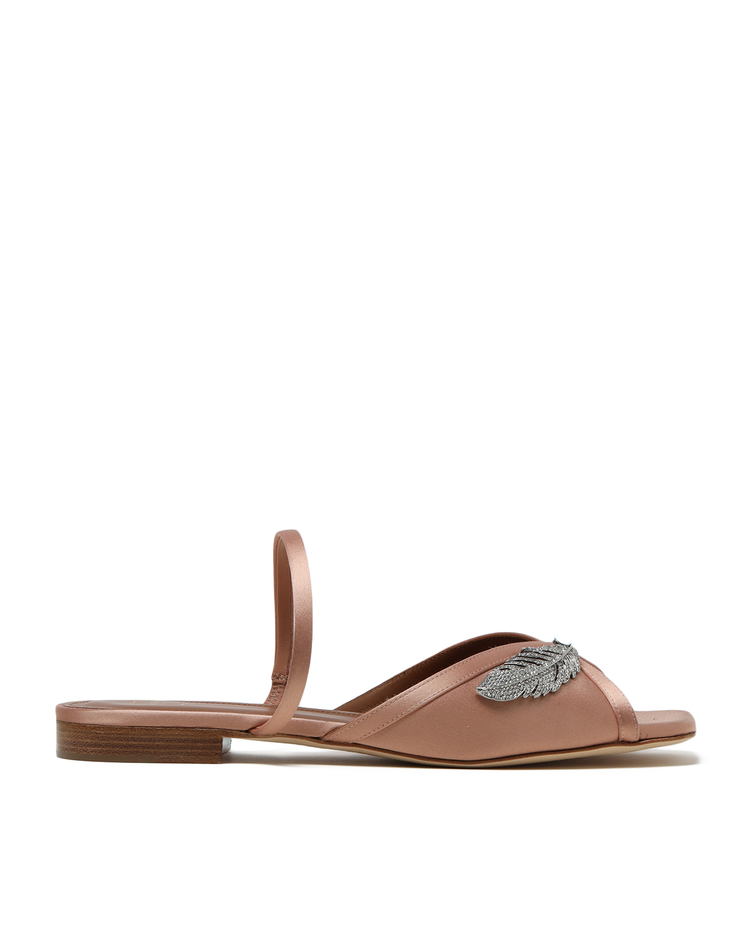 MALONE SOULIERS Fion feather brooch sandals