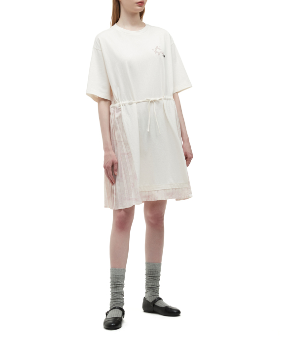 MUSIUM DIV. Bandana print panels T-shirt dress