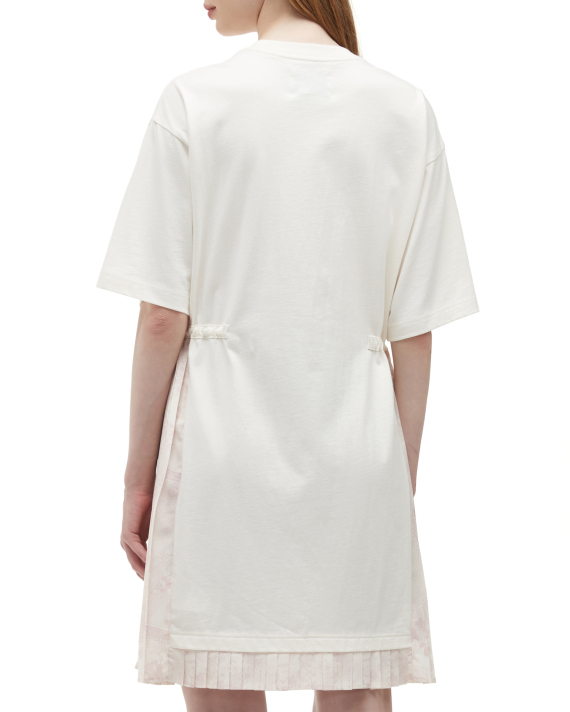 MUSIUM DIV. Bandana print panels T-shirt dress
