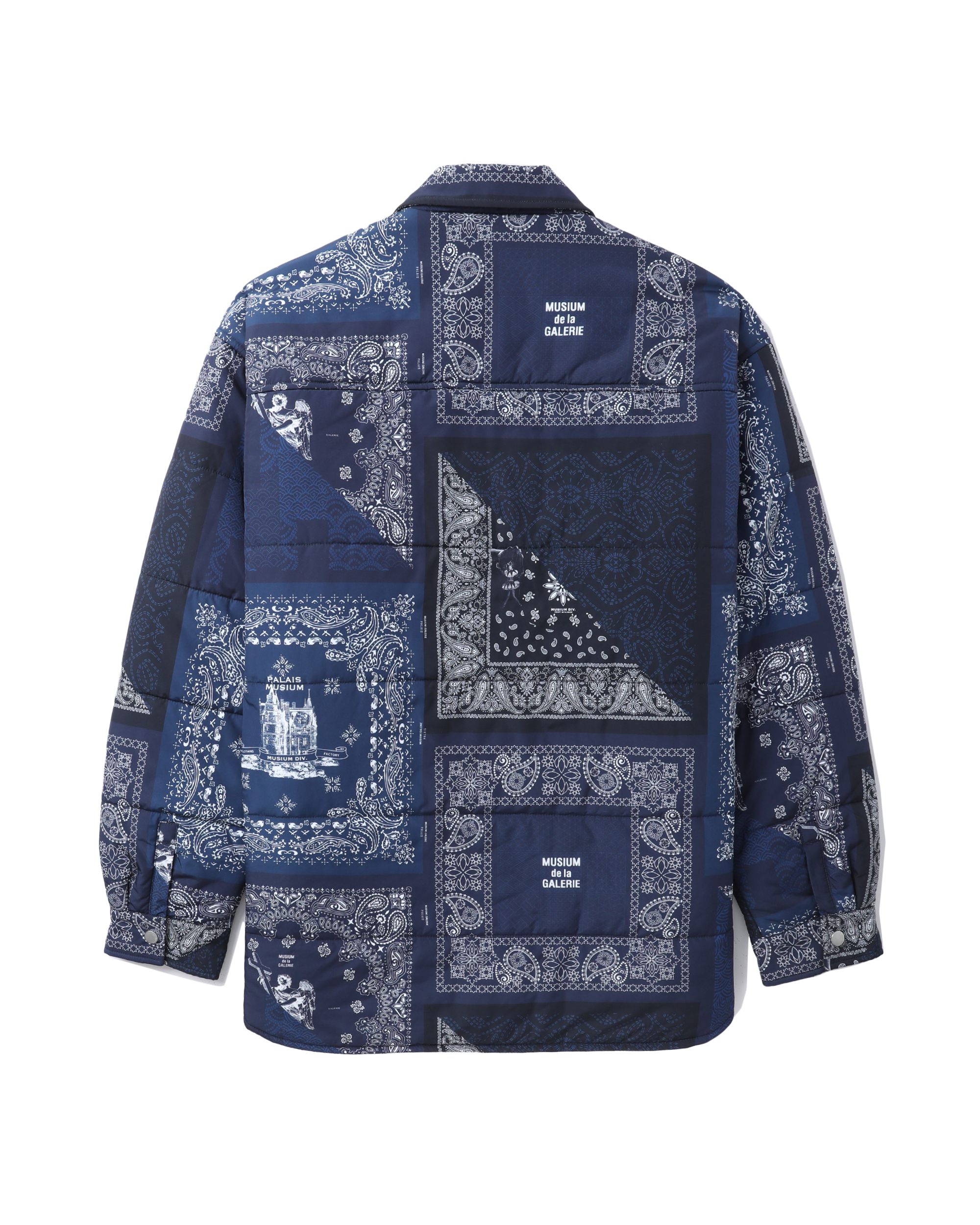 Dolce&Gabbana Men's Denim Bandana Logo-Print Jacket | Neiman Marcus