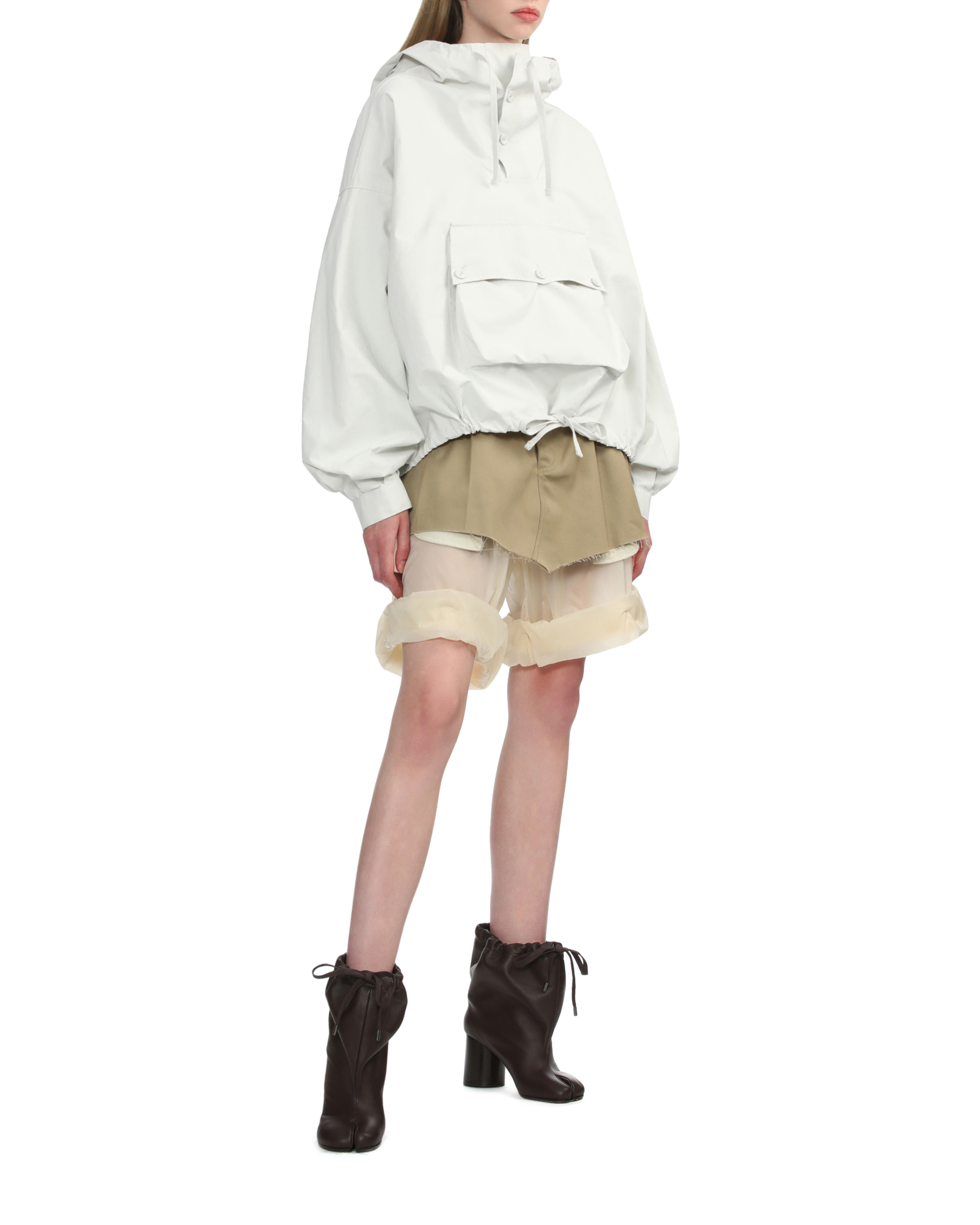 MAISON SPECIAL✨ Shirt Layered Mini Skirt Chic Women's Mini Skirt by Maison Special - Layered Design