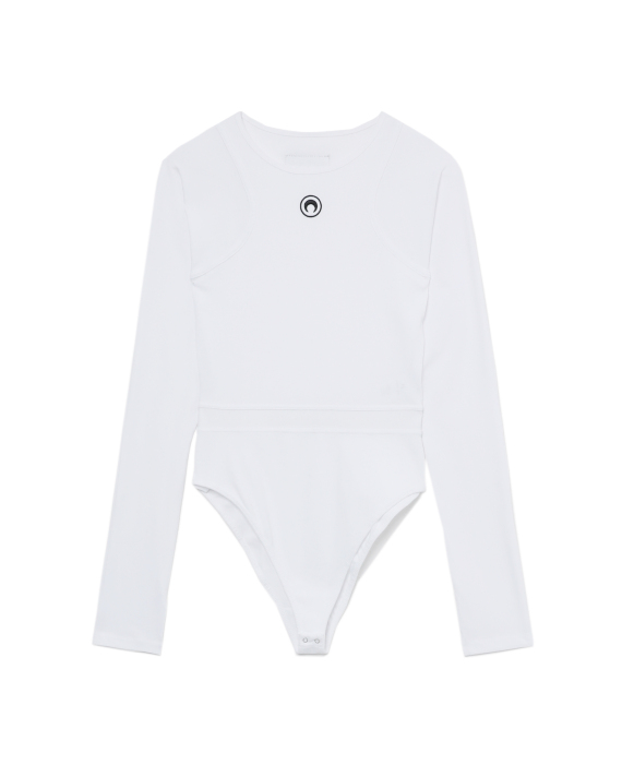 Organic Cotton Rib Bodysuit • Marine Serre