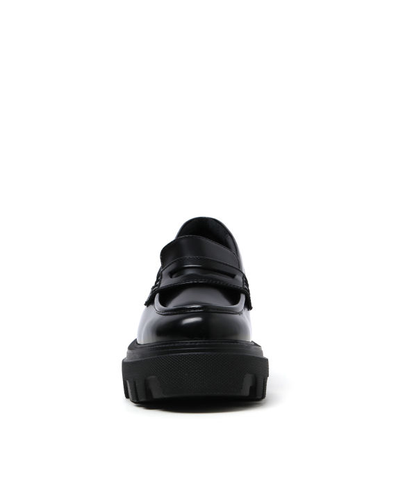 Chunky leather lug loafers image number 3