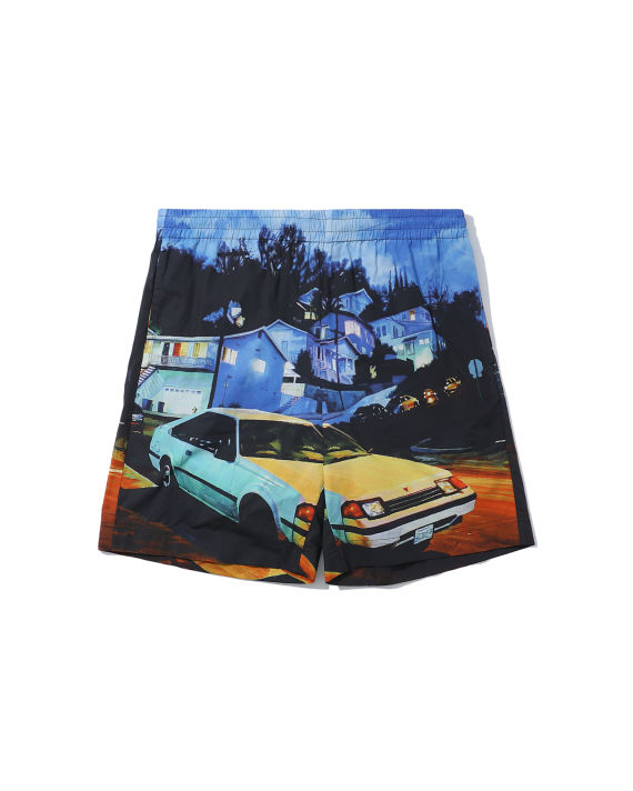 Graphic print shorts image number 0