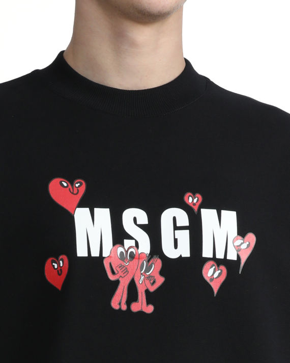 Hearts logo sweatshirt image number 4