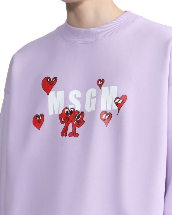 Hearts logo sweatshirt image number 4