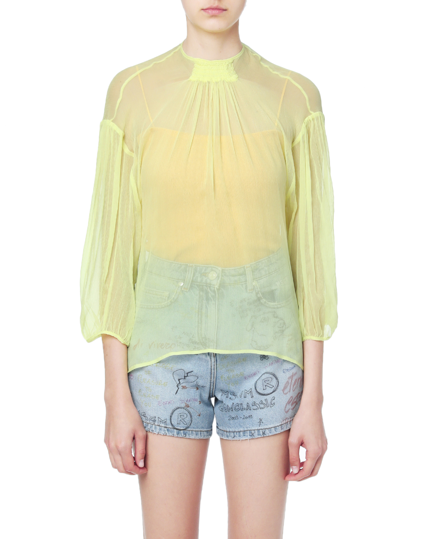 MSGM Semi-sheer top| ITeSHOP