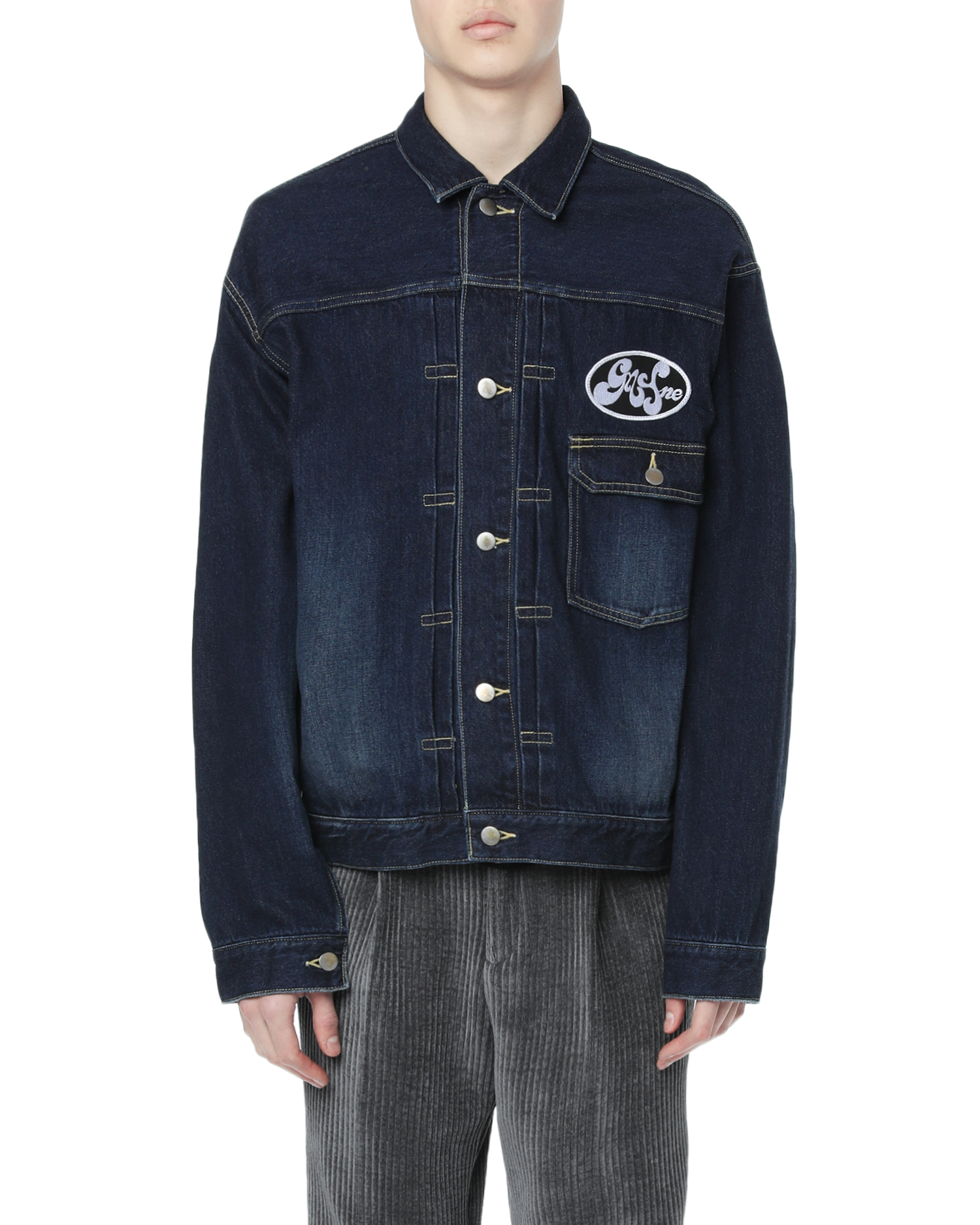 MYNE Logo denim jacket | ITeSHOP