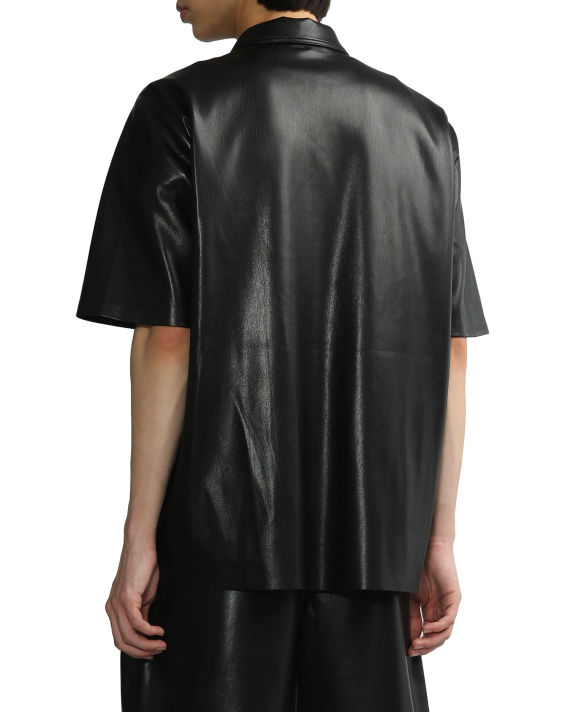 Classic faux leather shirt image number 3
