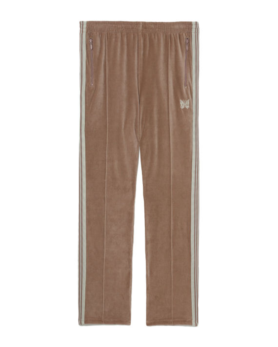 Velour narrow track pants image number 0