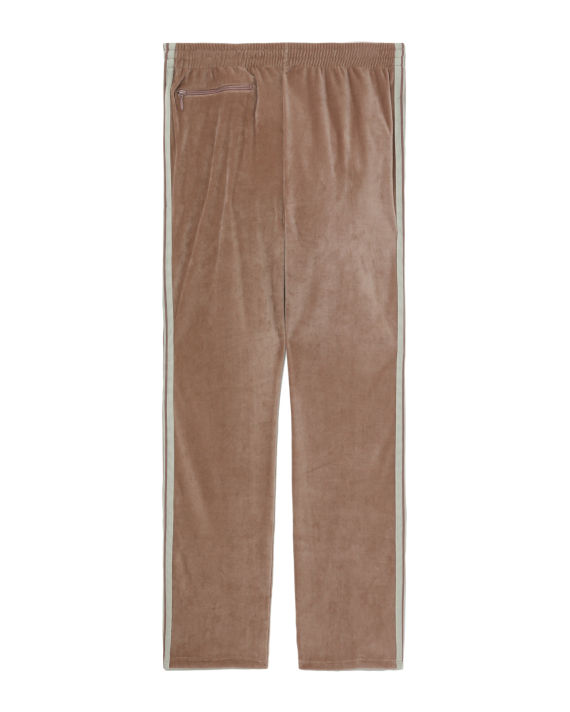Velour narrow track pants image number 5