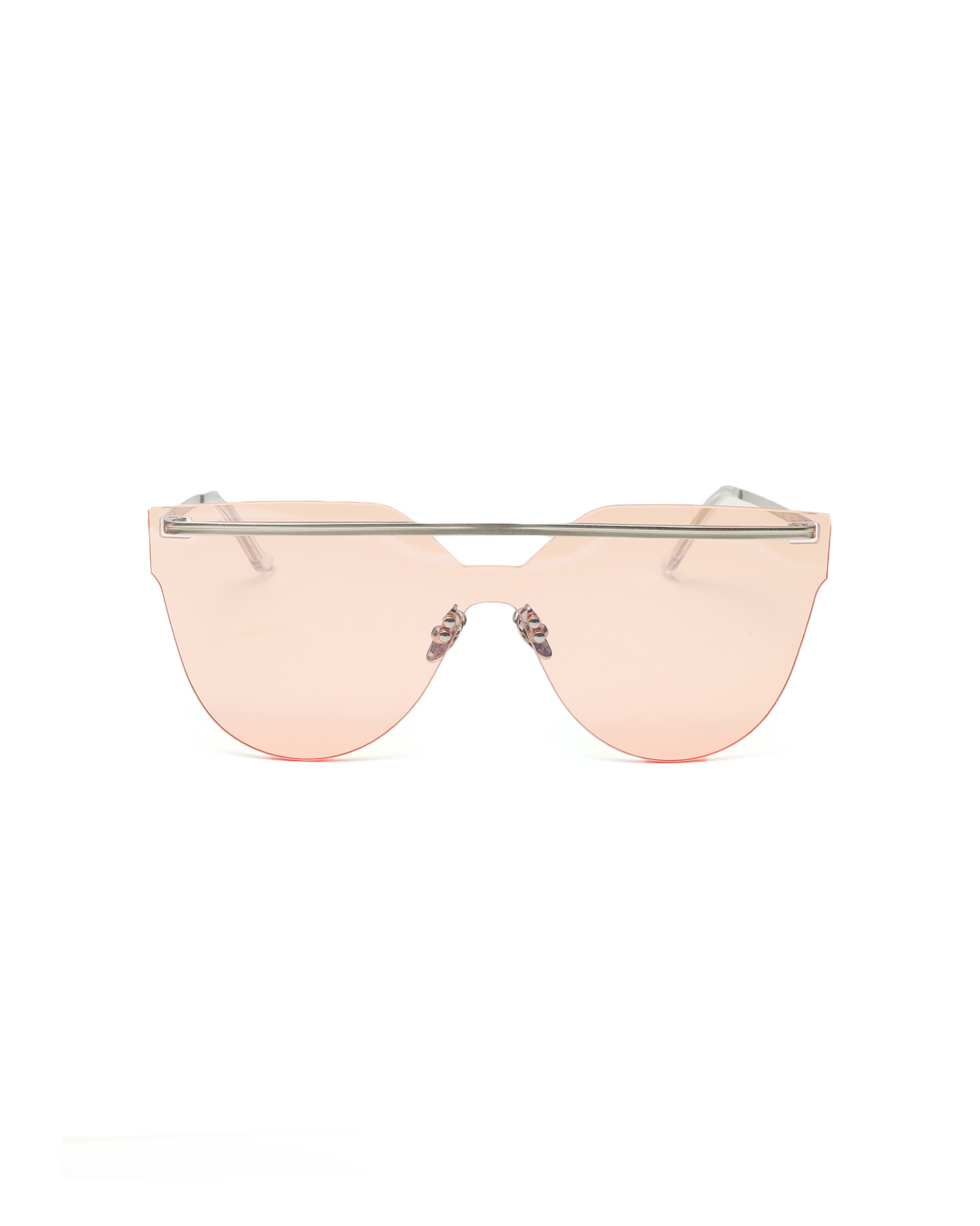 frameless cat eye sunglasses