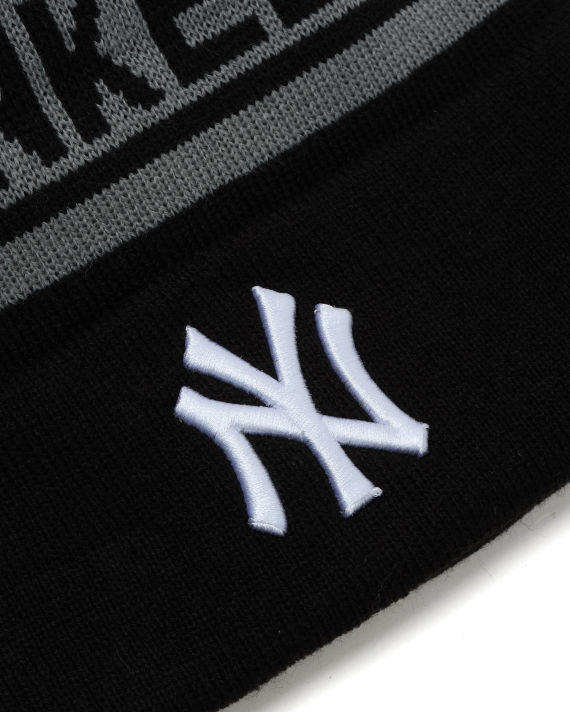 X MLB New York Yankees logo pom pom beanie image number 4