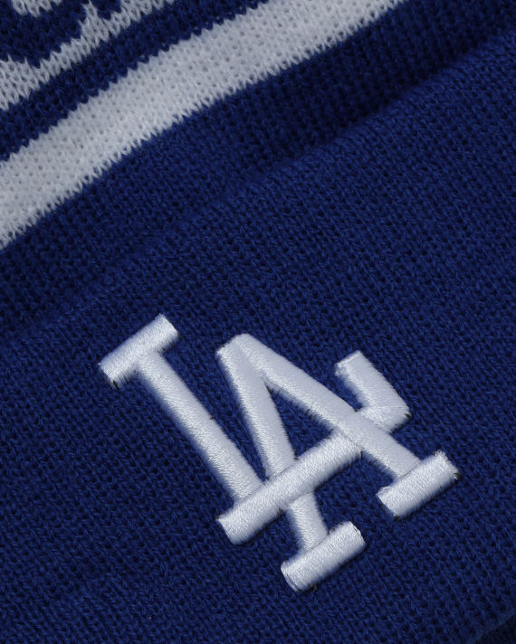 X MLB Los Angeles Dodgers logo pom pom beanie image number 4