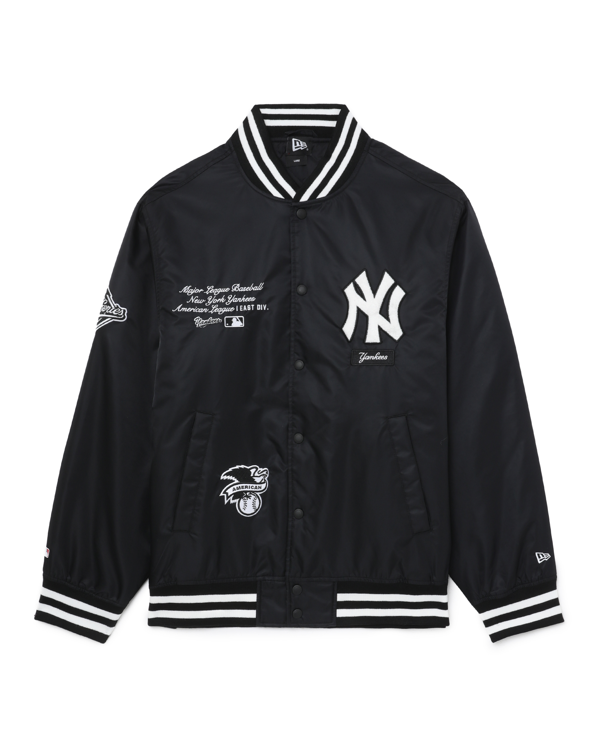 NEW ERA X MLB New York Yankees logo padded varsity jacket ITeSHOP