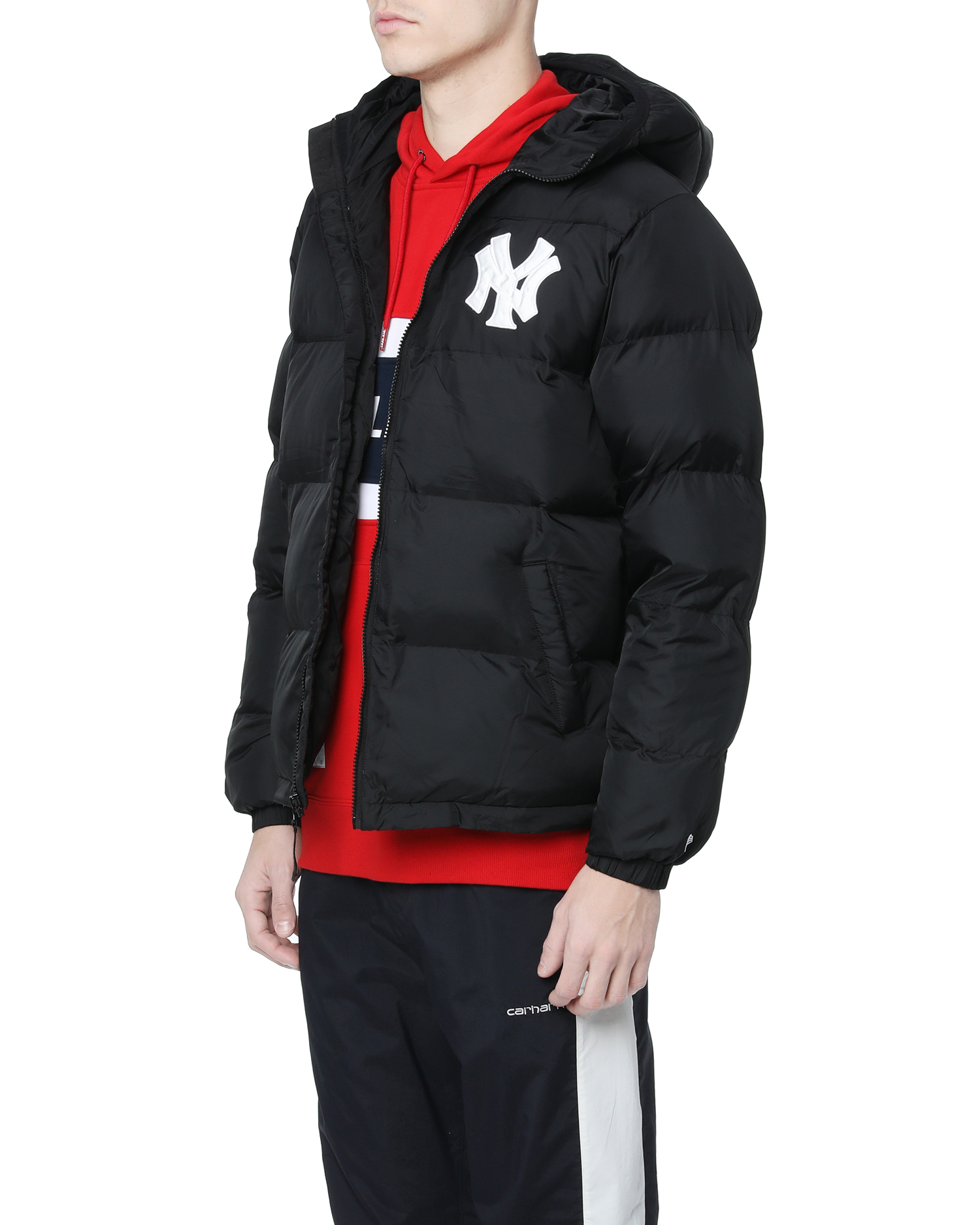NY MLB Hooded Down Jacket Men and women with the same winter essentials to  resist the cold  Shopee Malaysia