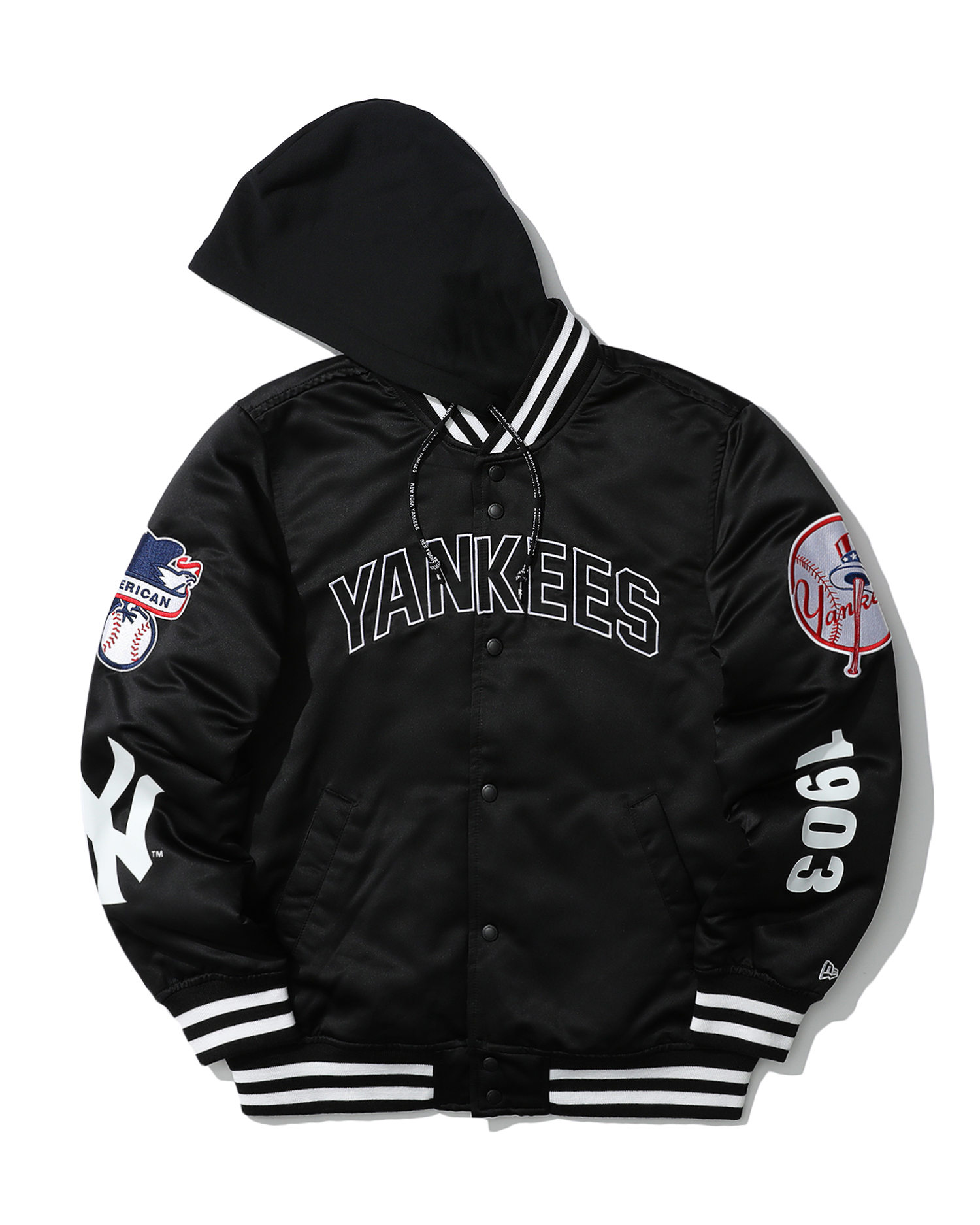 yankees on field varsity jacket