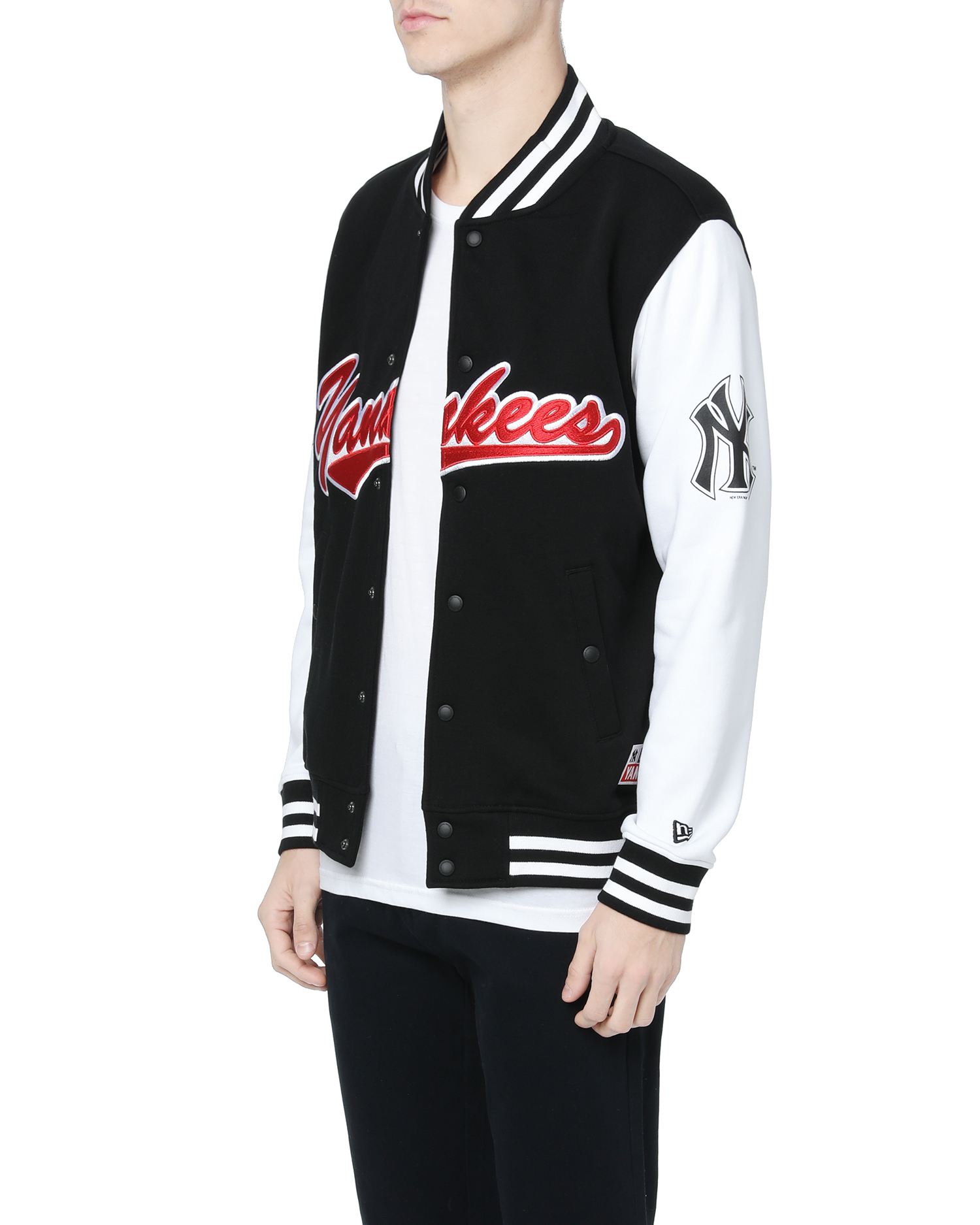yankees on field varsity jacket