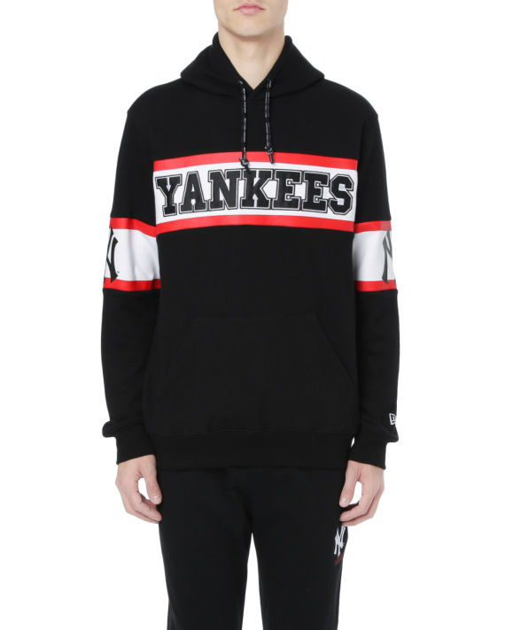 MLB New York Yankees logo panelled hoodie image number 1