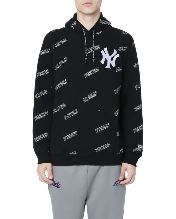 MLB New York Yankees logo print hoodie image number 1