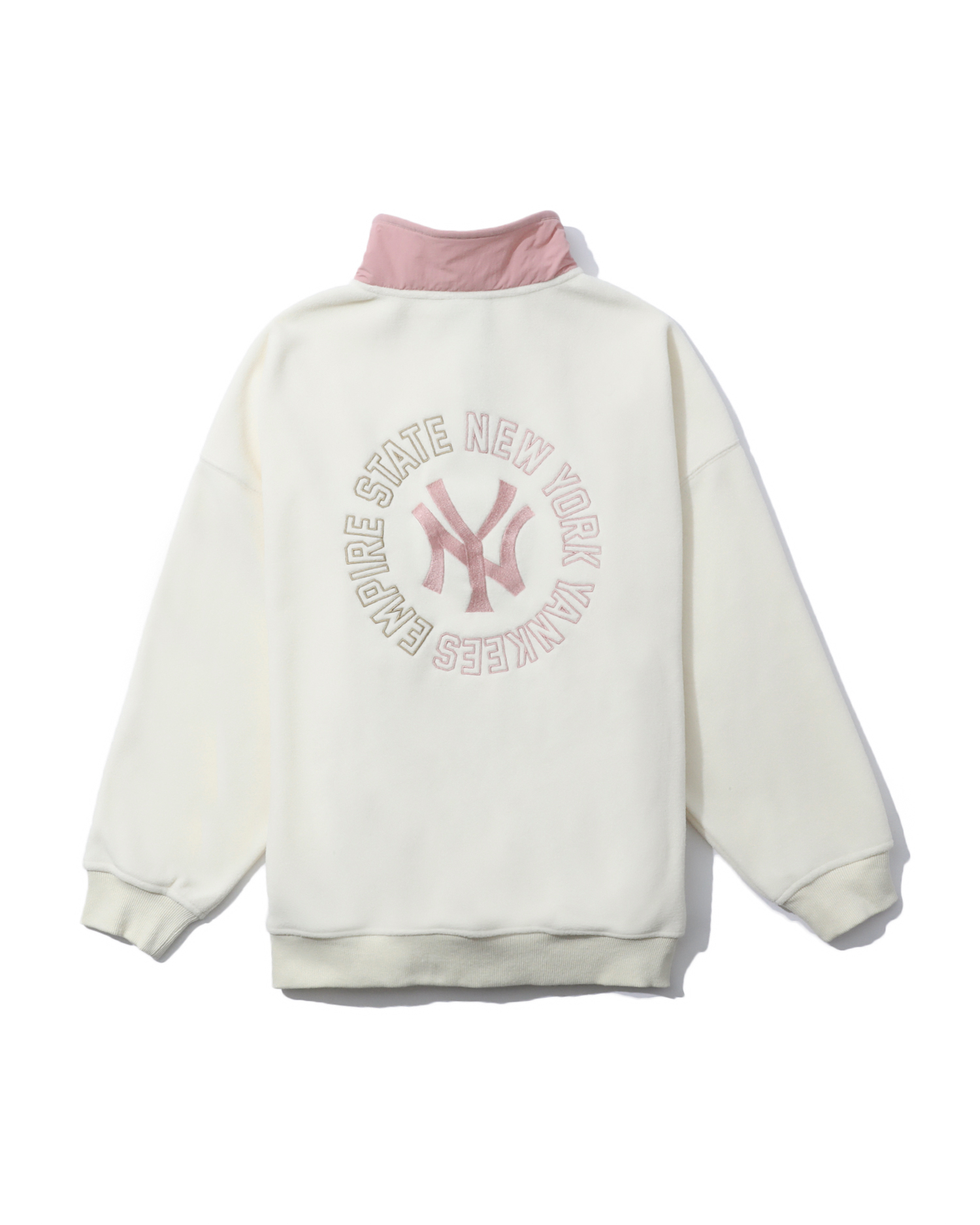 yankees half zip pullover