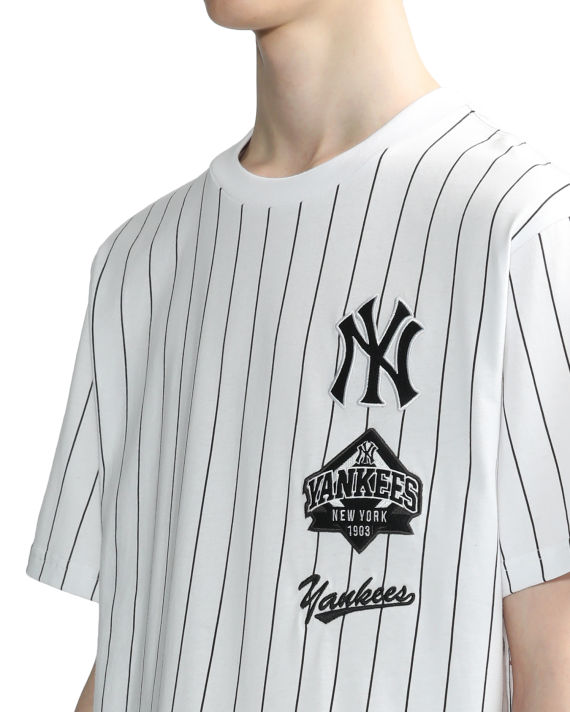 New era MLB Heritage Patch New York Yankees Oversize Short Sleeve T-Shirt  White