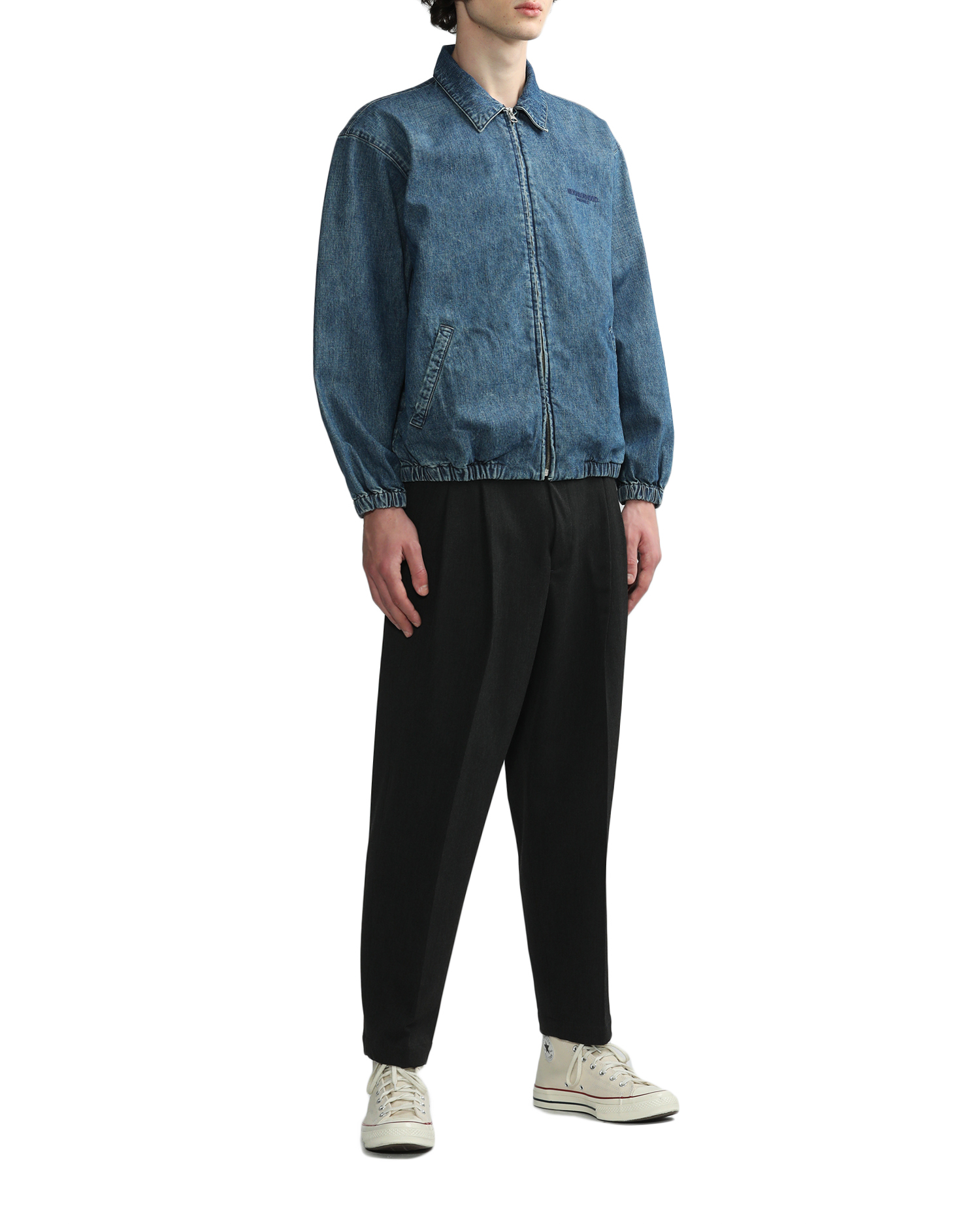 【新品XL】neighborhoodFRONT ZIP DENIM / C-JK Neighborhood SS24 WASHED DENIM ZIP WORK JACKET