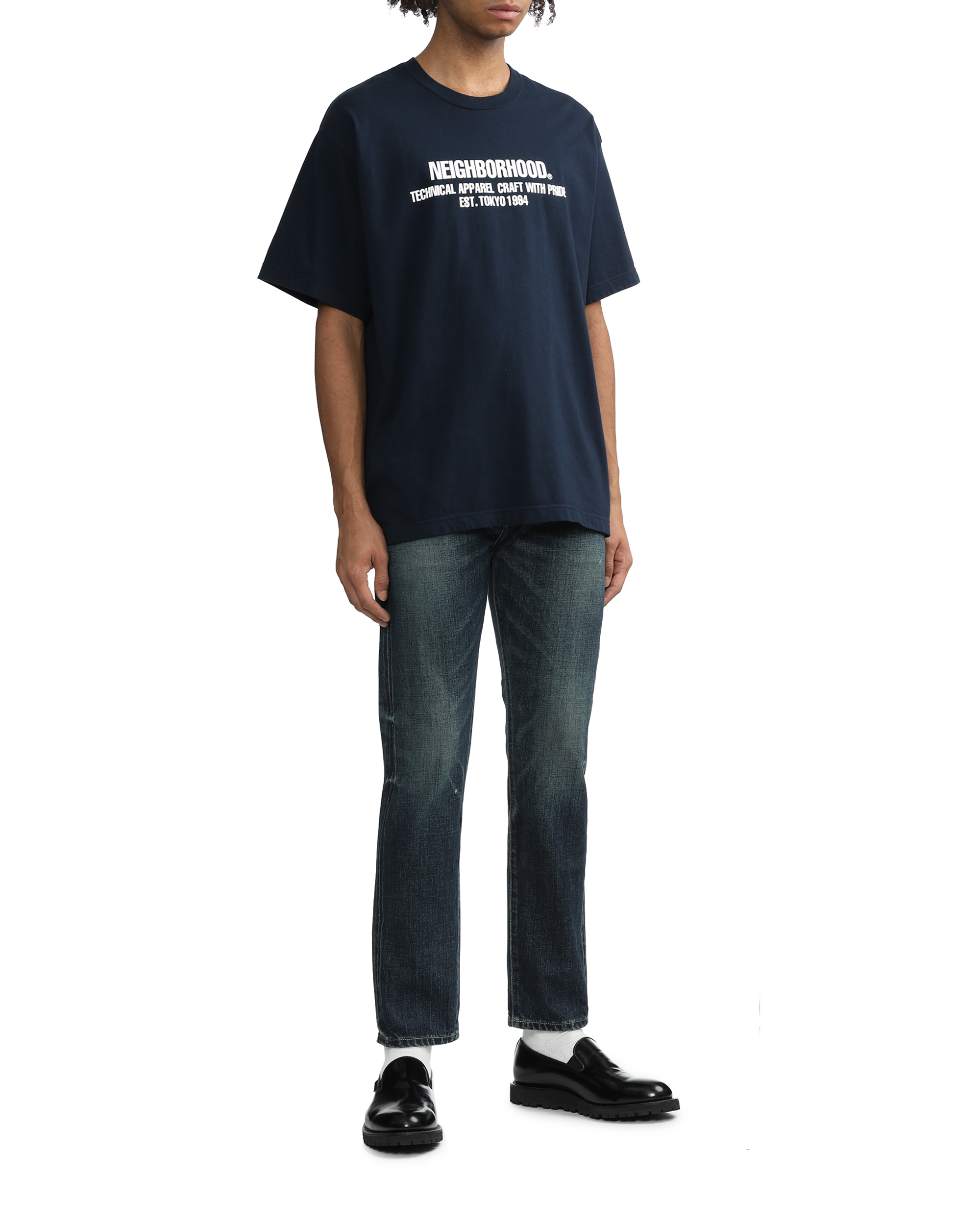 NEIGHBORHOOD Washed denim DP narrow pants | ITeSHOP