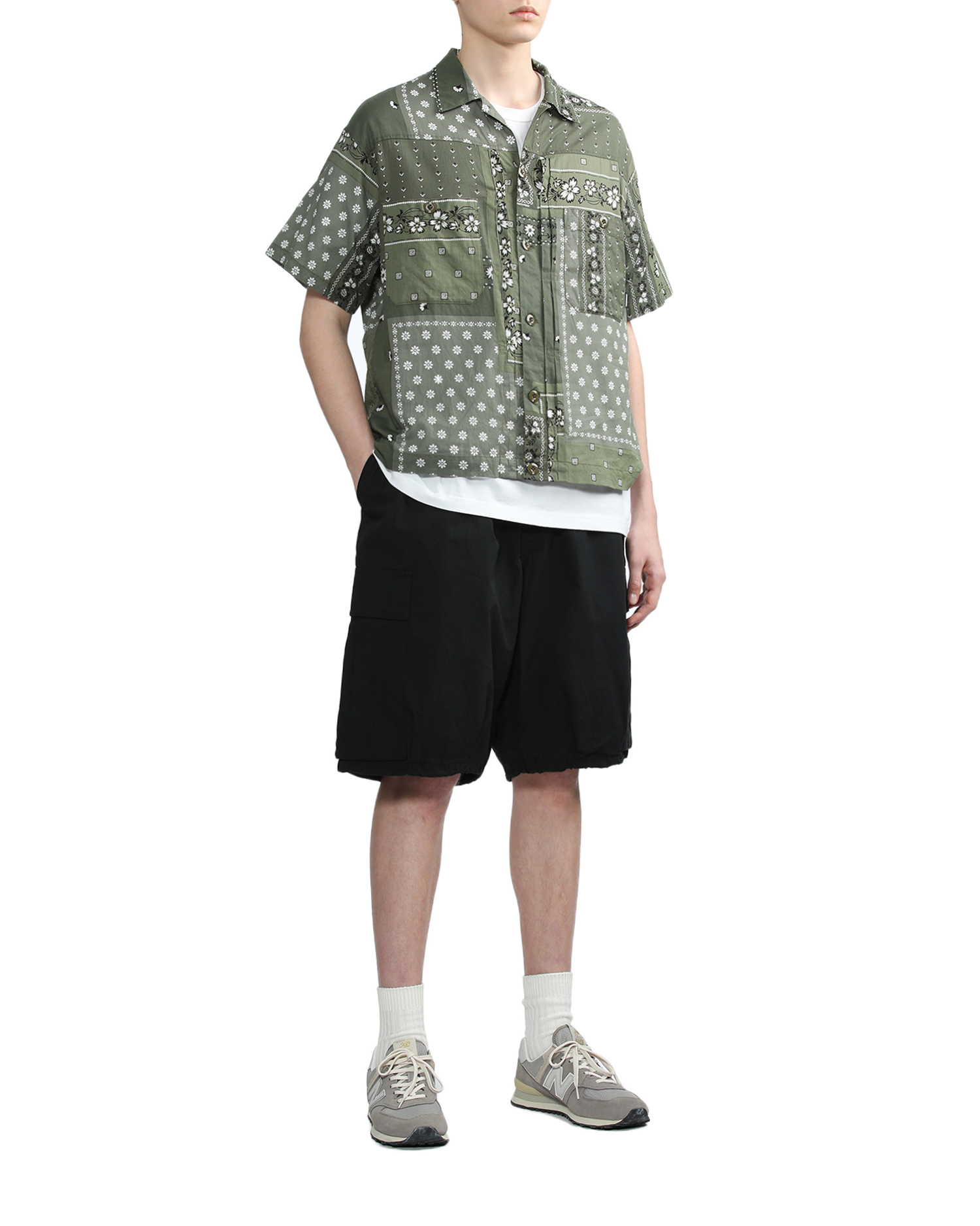 BANDANA CHOPPED / C-SHIRT . SS グレー Sサイズ | unimac.az