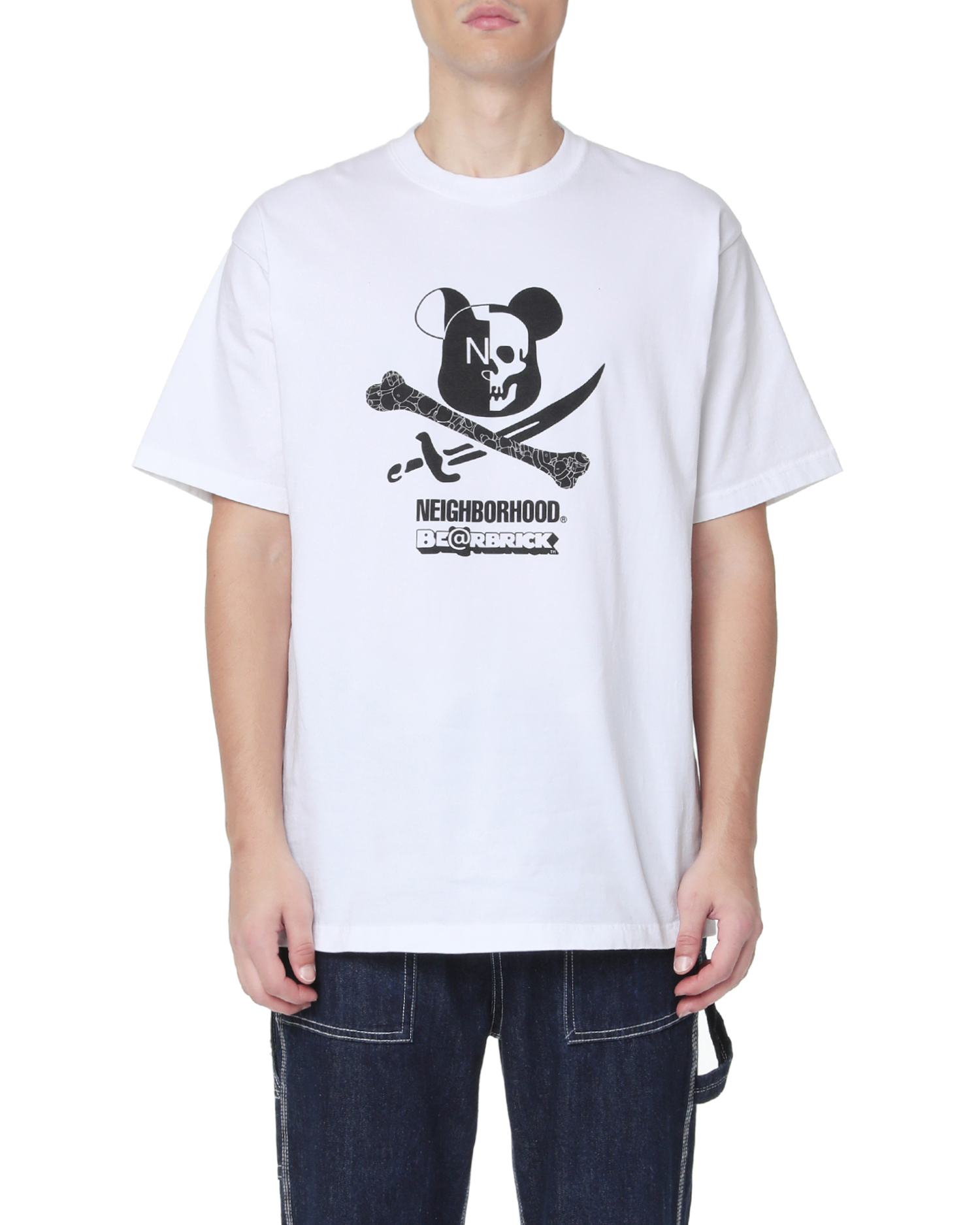 X Bearbrick logo tee