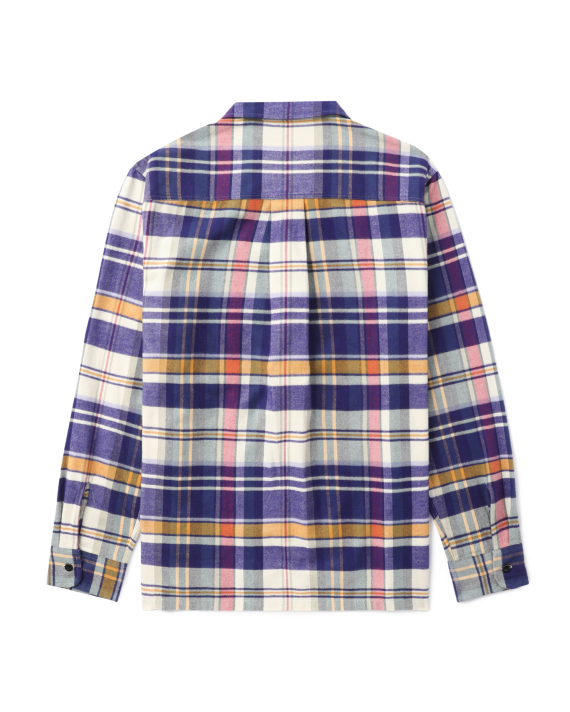 NOAH Zip flannel shirt