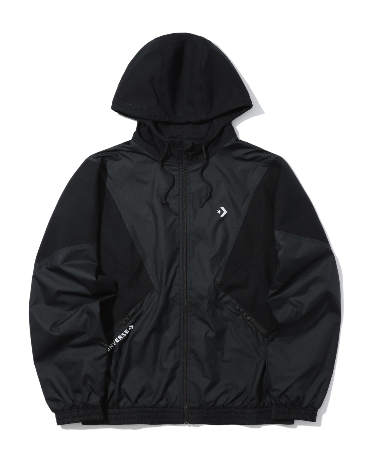 CONVERSE Panelled hooded jacket
