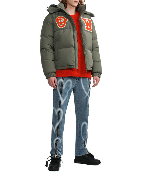 OW patch puffer jacket image number 1
