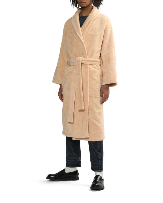 Belted long-sleeve bathrobe image number 2