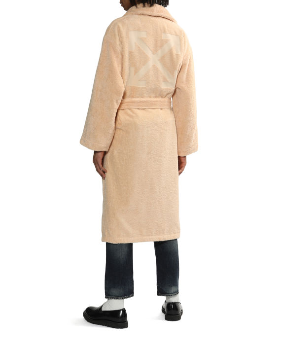 Belted long-sleeve bathrobe image number 3