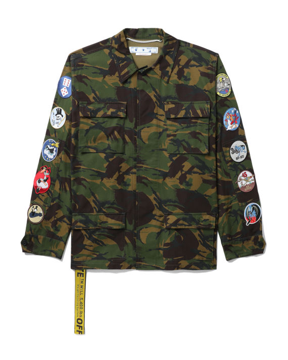 Camou patch field jacket image number 0