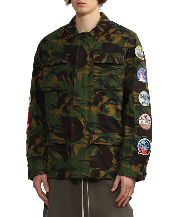 Camou patch field jacket image number 2