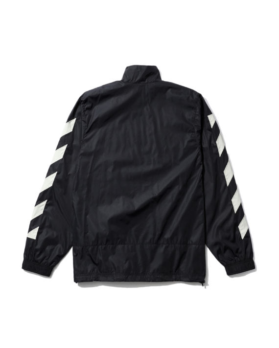 Diagonal nylon tracktop jacket image number 5