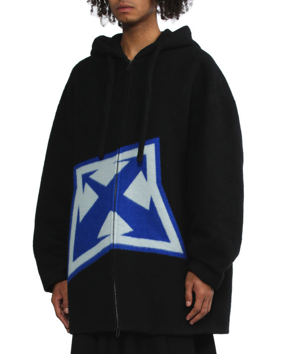 Thund arrow wool over zip hoodie image number 2